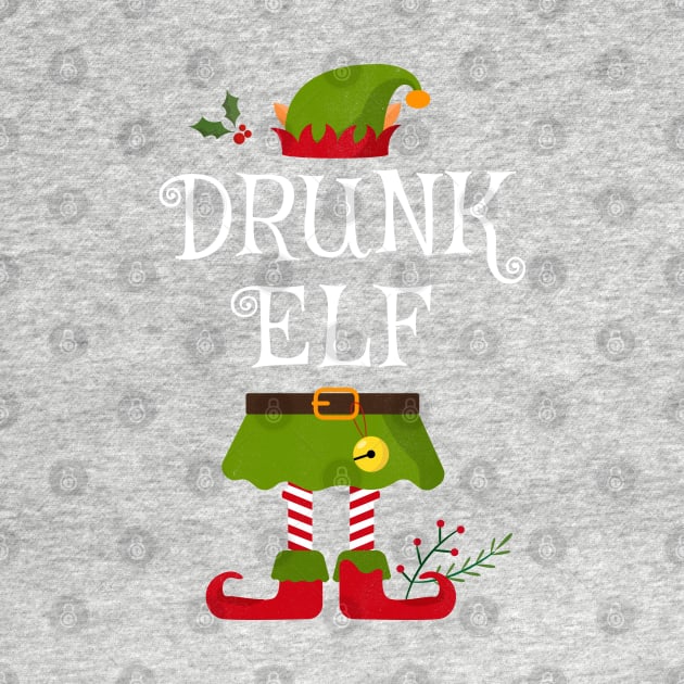 Drunk Elf Shirt , Family Matching Group Christmas Shirt, Matching T Shirt for Family, Family Reunion Shirts by bkls